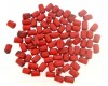 Tubinho açaí colorido - Vermelho - Pacote 100 peças